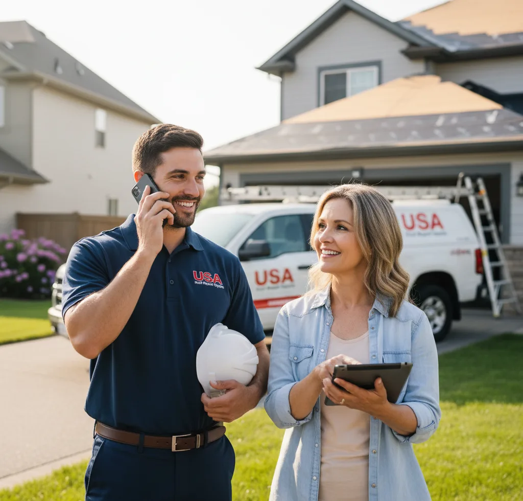 USA Roof Repair Experts customer support in Blue Point